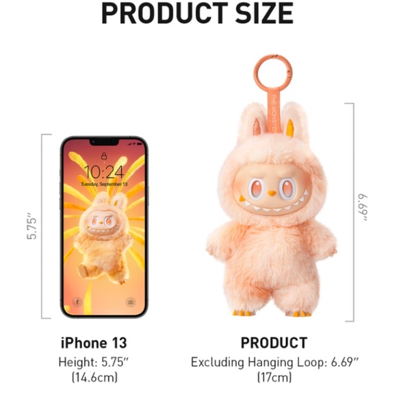 Big into Energy Labubu Vinyl Plush Pendant - Picture 4 of 7